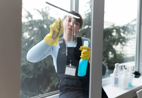 Nettoyage de vitres intérieures et extérieures à Lacour